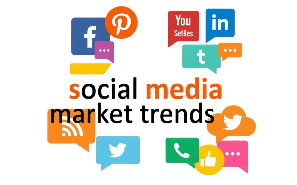 Blog post thumbnail: Social media marketing trends