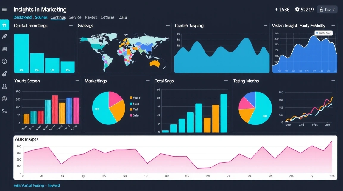 Data visualization dashboard with AI insights