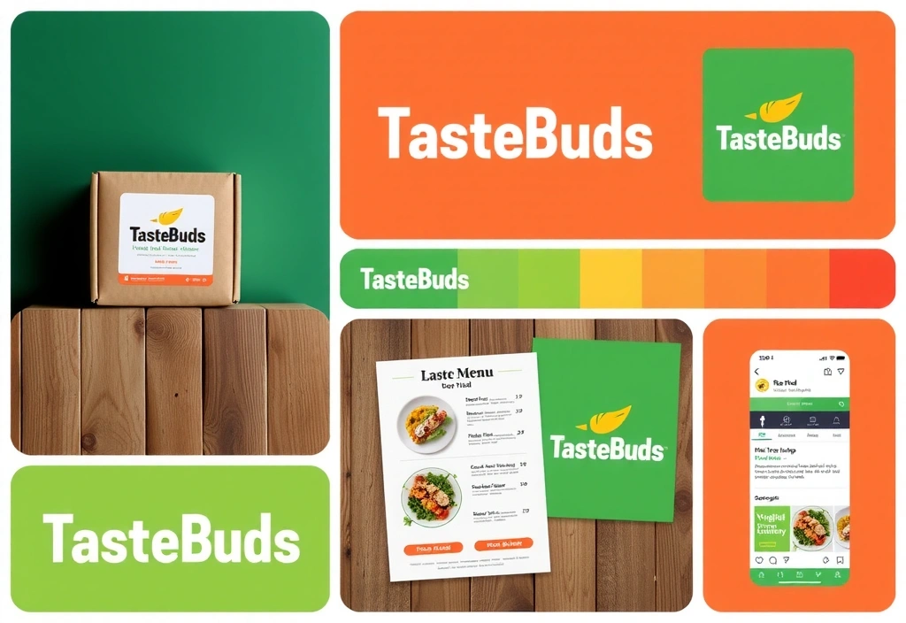 Case study image for Client B, showcasing their new vibrant branding for a culinary business