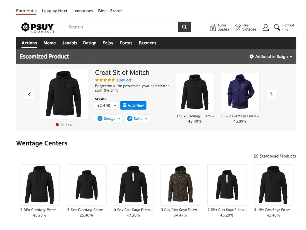 Screenshot of Client A's website before Brandpeak's intervention