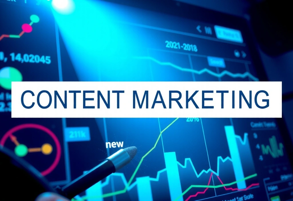 Generic content marketing success image for a new client case study