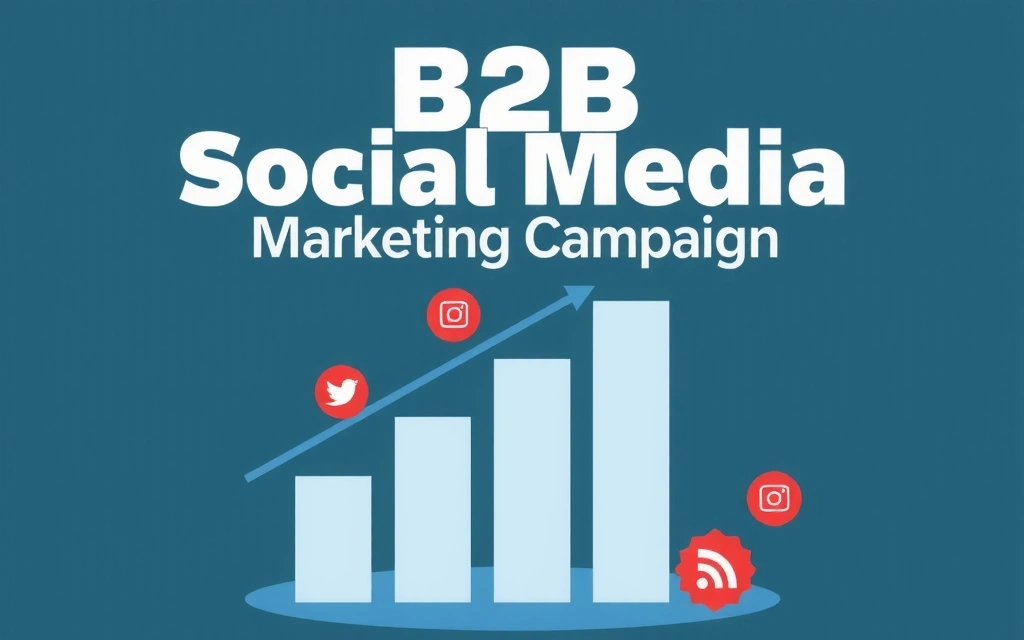 Case study image for a B2B software company's SMM campaign