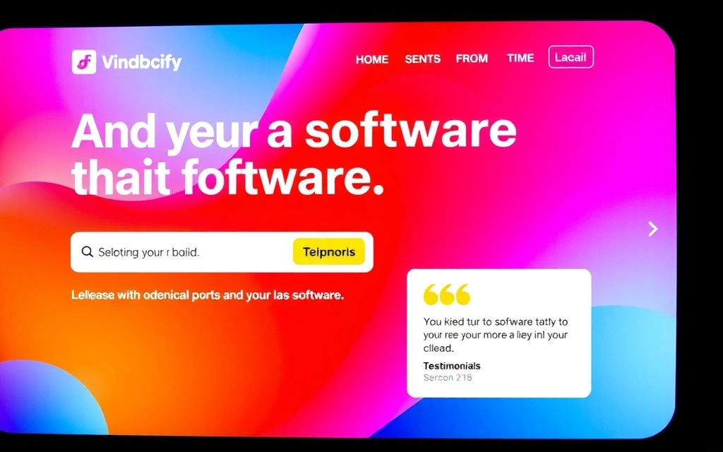 Case study image for a lead generation landing page